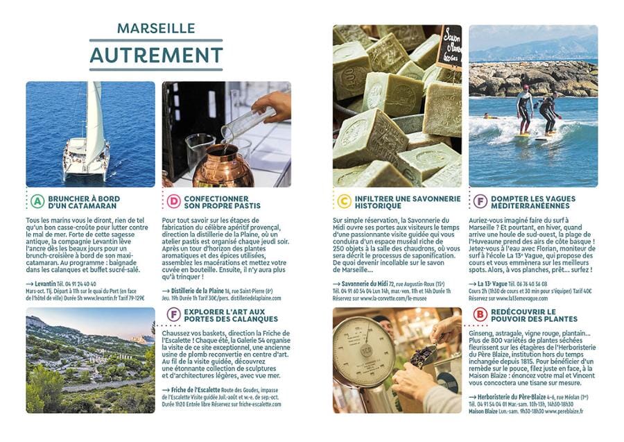 Plan détaillé - Marseille | Cartoville carte pliée Gallimard 