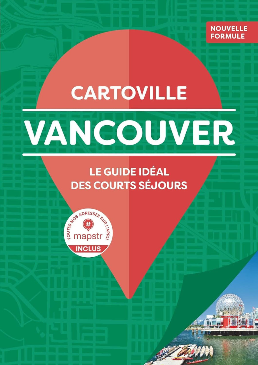 Plan détaillé - Vancouver | Cartoville carte pliée Gallimard 