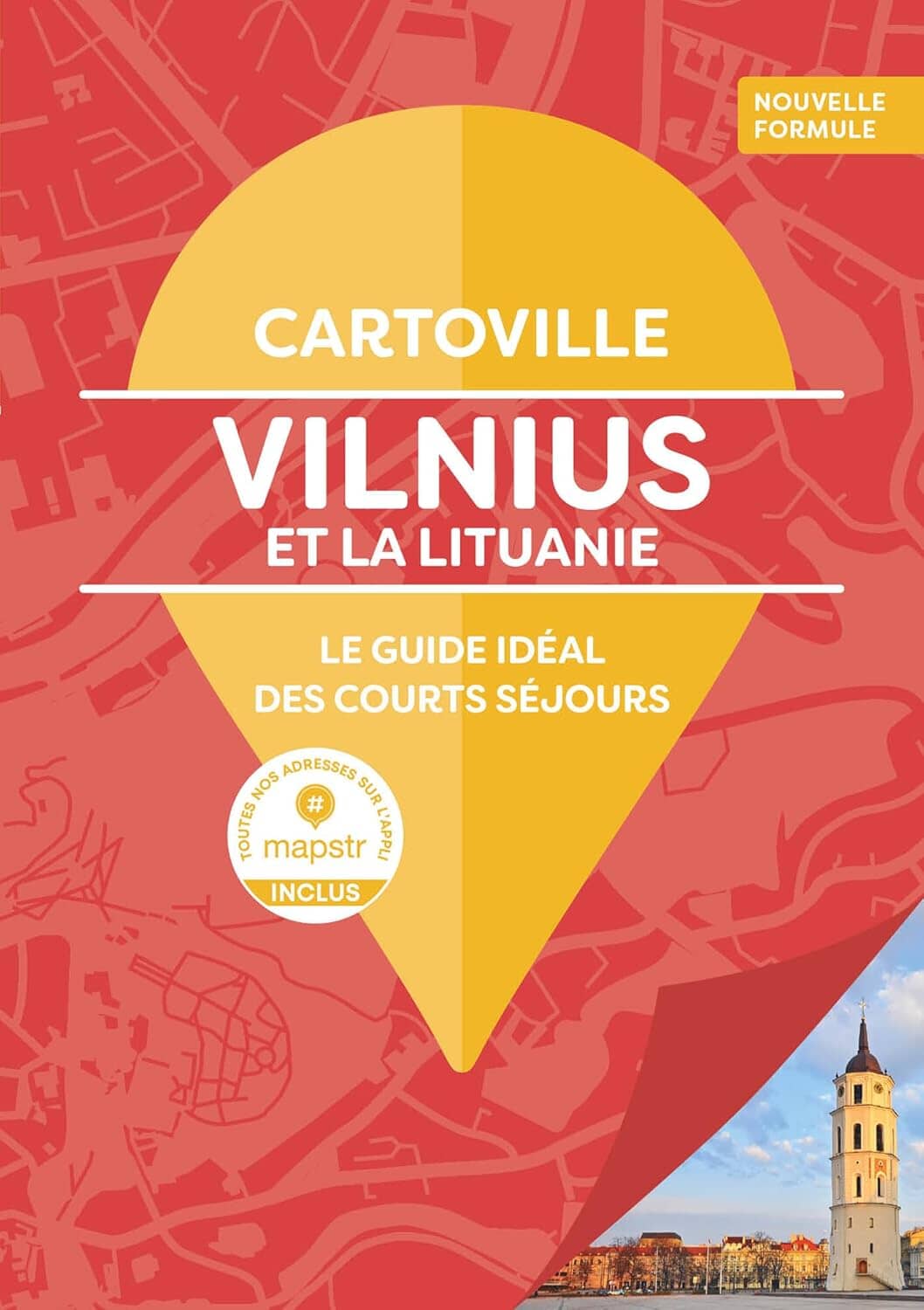 Plan détaillé - Vilnius et la Lituanie | Cartoville carte pliée Gallimard 