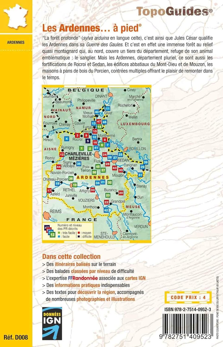 Topoguide de randonnée - Les Ardennes... à pied | FFR guide de randonnée FFR - Fédération Française de Randonnée 