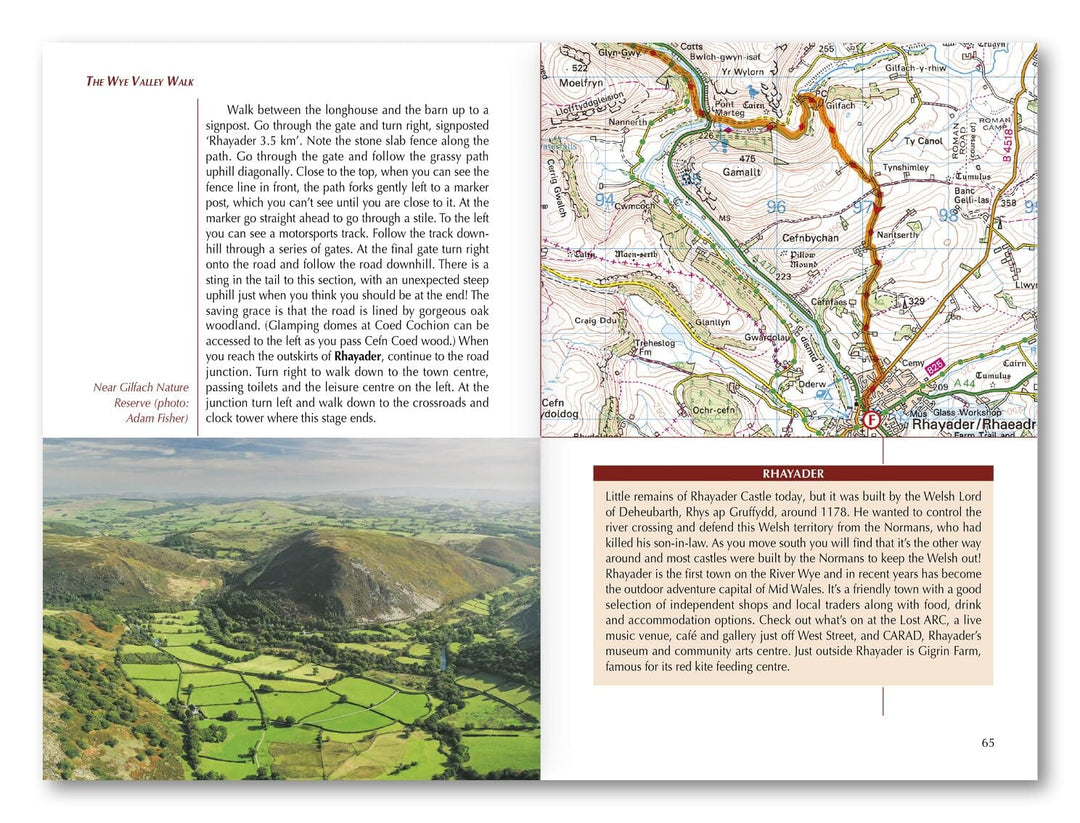 Topoguide de randonnées (en anglais) - Wye Valley walk, Chepstow to Plynlimon | Cicerone guide de randonnée Cicerone 