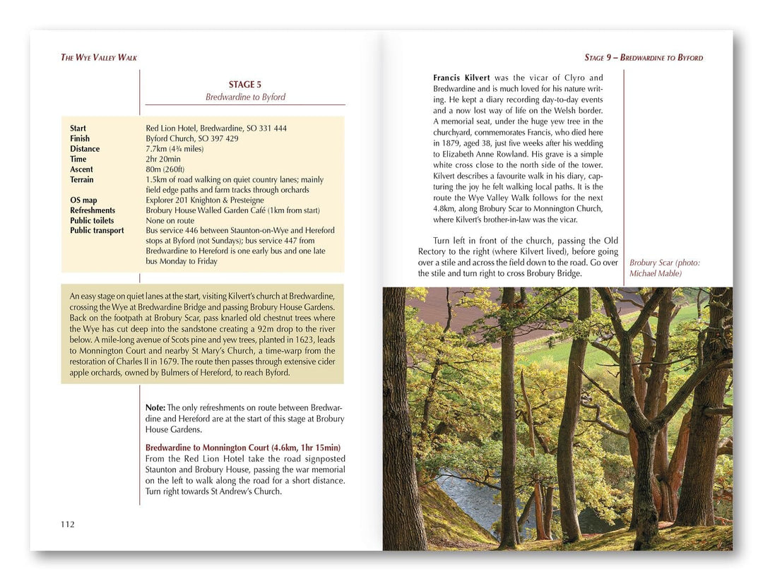 Topoguide de randonnées (en anglais) - Wye Valley walk, Chepstow to Plynlimon | Cicerone guide de randonnée Cicerone 