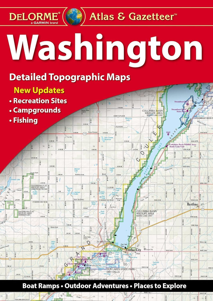 Washington State Atlas & Gazetteer | DeLorme atlas DeLorme 