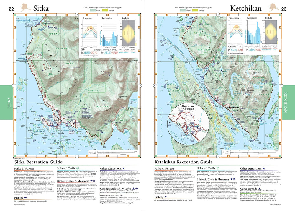Alaska Road and Recreation Atlas | Benchmark Maps atlas Benchmark Maps 