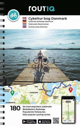 Atlas cycliste - Véloroutes du Danemark | Falk atlas Falk 