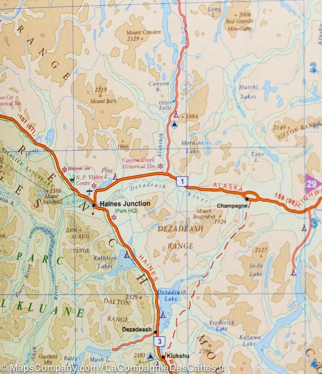 Atlas routier de poche – Alaska, Demster & Dalton Highways | ITM - La Compagnie des Cartes