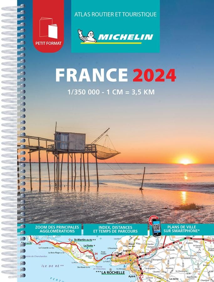 Atlas routier petit format - France (à spirales) - Édition 2024 | Michelin atlas Michelin 