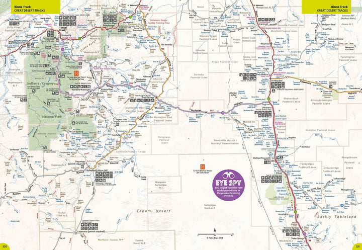Atlas routier spécial 4 x 4 - Australie (TOP 100 des excursions) | Hema Maps atlas Hema Maps 