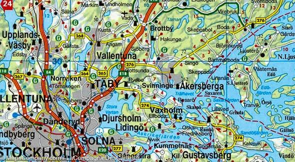 Atlas routier de la Suède | Freytag & Berndt - La Compagnie des Cartes