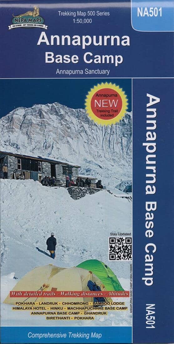 Annapurna Base Camp | Himalayan MapHouse Pvt. Ltd Hiking Map 