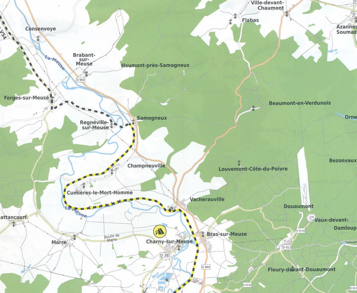 Carte cyclotouristique n° 13 - Paris | Alta Via carte pliée Alta Via 