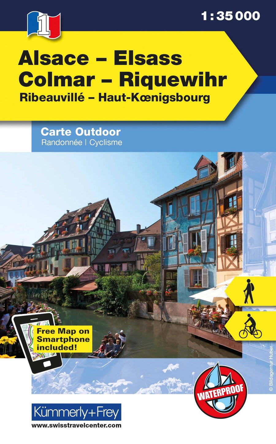 Carte de plein air n° WK.01 - Alsace, Colmar - FMS (France) | Kümmerly & Frey carte pliée Kümmerly & Frey 