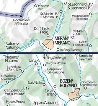 Carte de plein air n° WK.02 - Merano & environs (Italie) | Kümmerly & Frey carte pliée Kümmerly & Frey 