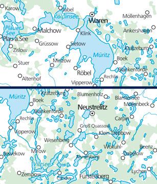 Carte de plein air n° WK.16 - Müritz (Allemagne) | Kümmerly & Frey carte pliée Kümmerly & Frey 