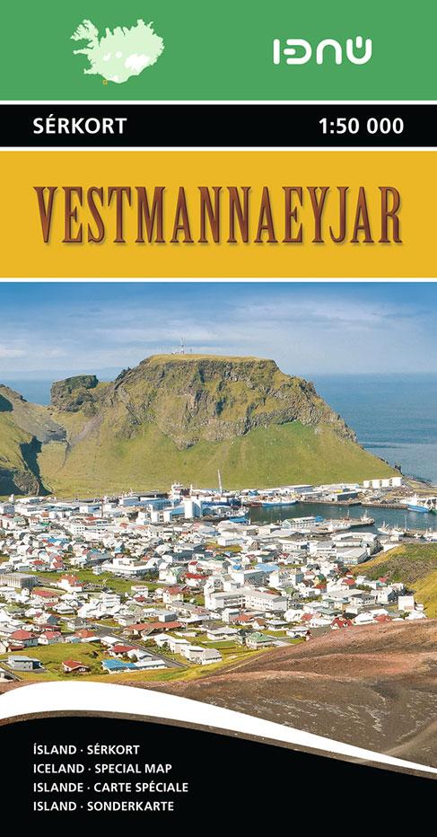 Carte de randonnée - Iles Vestmann (Islande) | Ferdakort carte pliée Ferdakort 