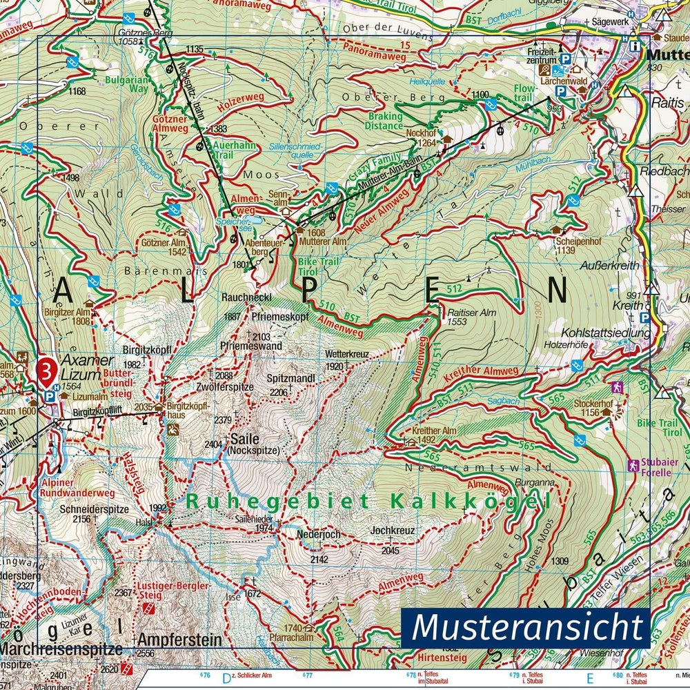 Carte de randonnée n° 007 - Werdenfelser Land mit Zugspitze (Allemagne) | Kompass carte pliée Kompass 