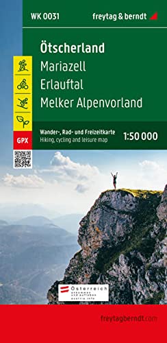 Carte de randonnée n° WK031 - Otscherland - Mariazell - Erlauftal - Melker Alpenvorland (Alpes autrichiennes), n° WK031 | Freytag & Berndt carte pliée Freytag & Berndt 