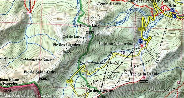 Carte de randonnée des Pyrénées Centrales | TerraQuest - La Compagnie des Cartes