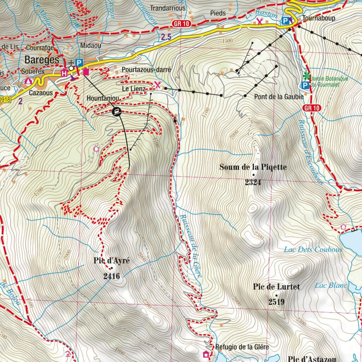 Carte de randonnée plastifiée - Pyrénées Centrales | TerraQuest carte pliée Terra Quest 