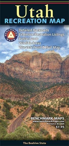 Utah Recreation Map | Benchmark Road Map 