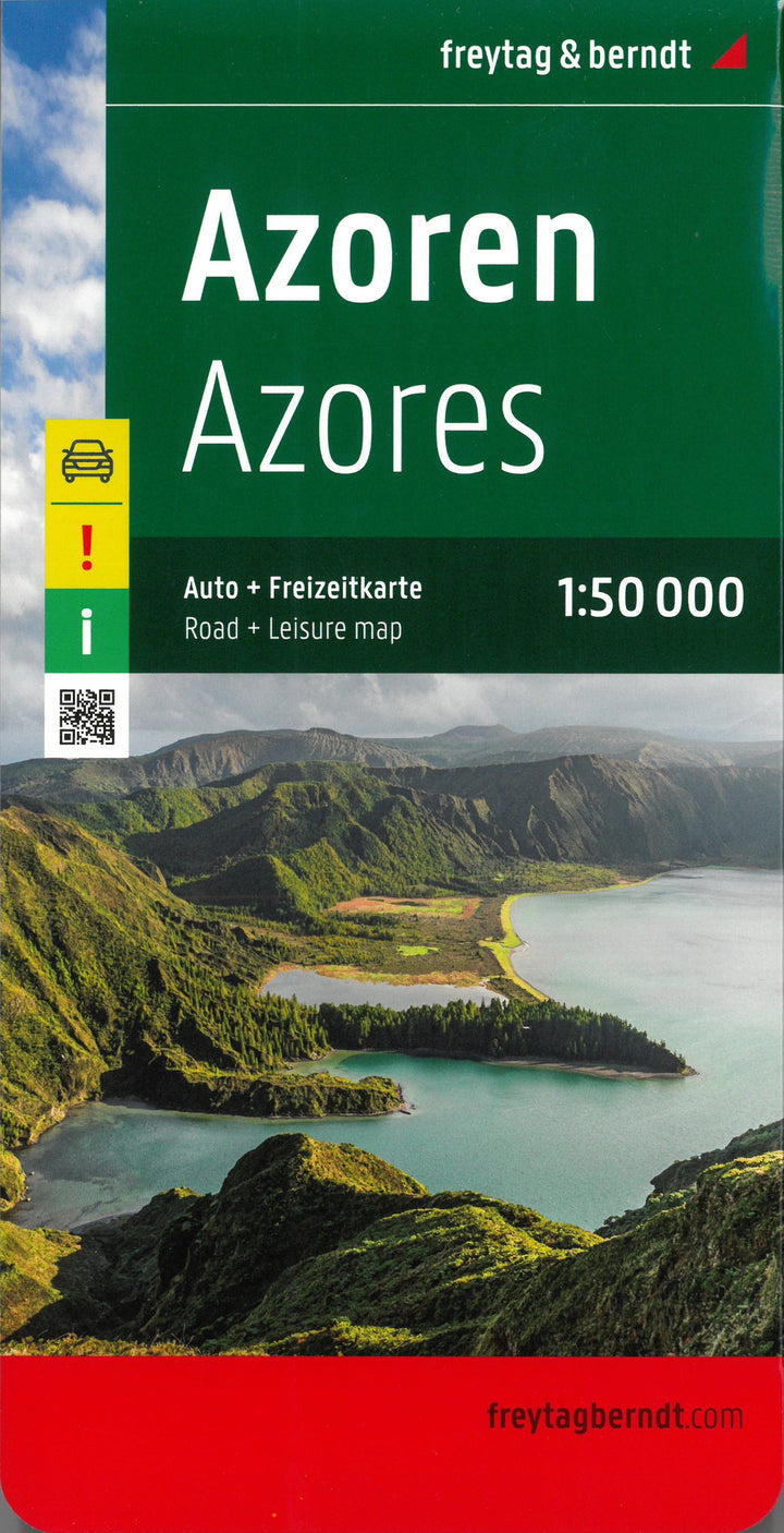 Carte détaillée - Açores | Freytag & Berndt carte pliée Freytag & Berndt 