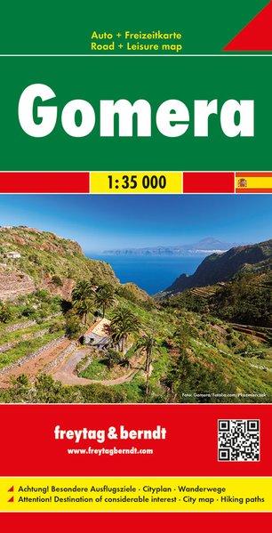 Carte détaillée de La Gomera (Iles Canaries) | Freytag & Berndt - La Compagnie des Cartes