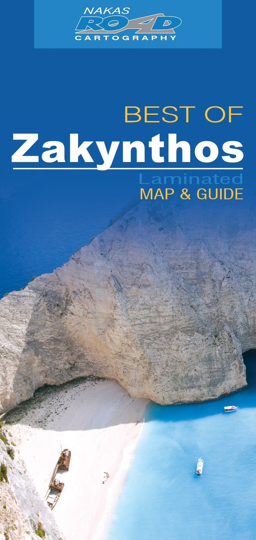 Carte détaillée - Zakynthos | Road Editions- Best Of carte pliée Road Editions 