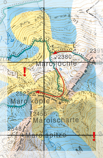 Carte Freeride - Arlberg | Freeride Map carte pliée Freeride Map 