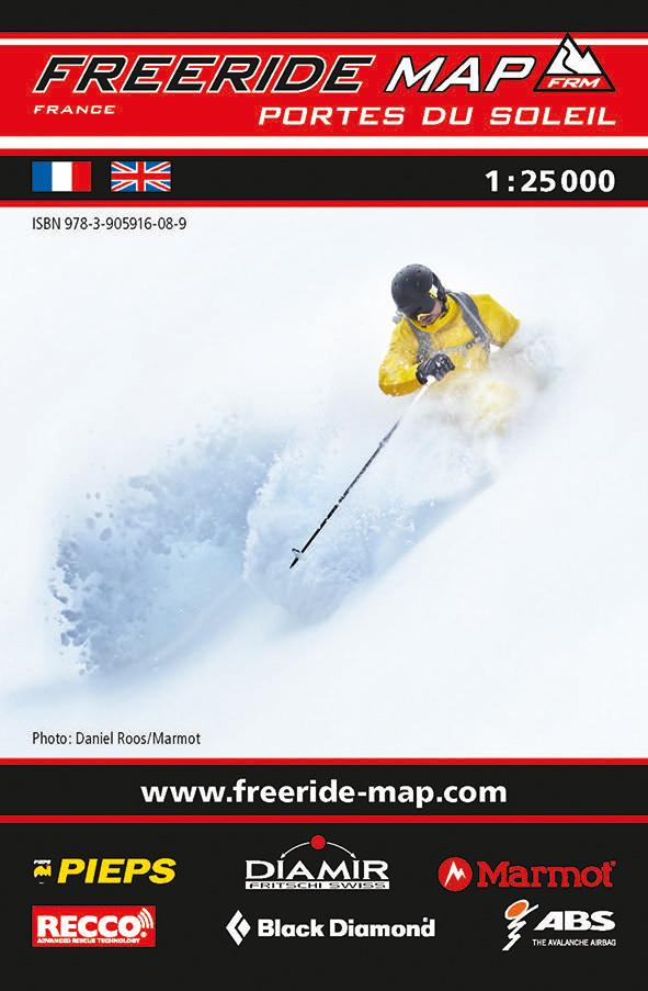 Carte Freeride - Portes du Soleil | Freeride Map carte pliée Freeride Map 