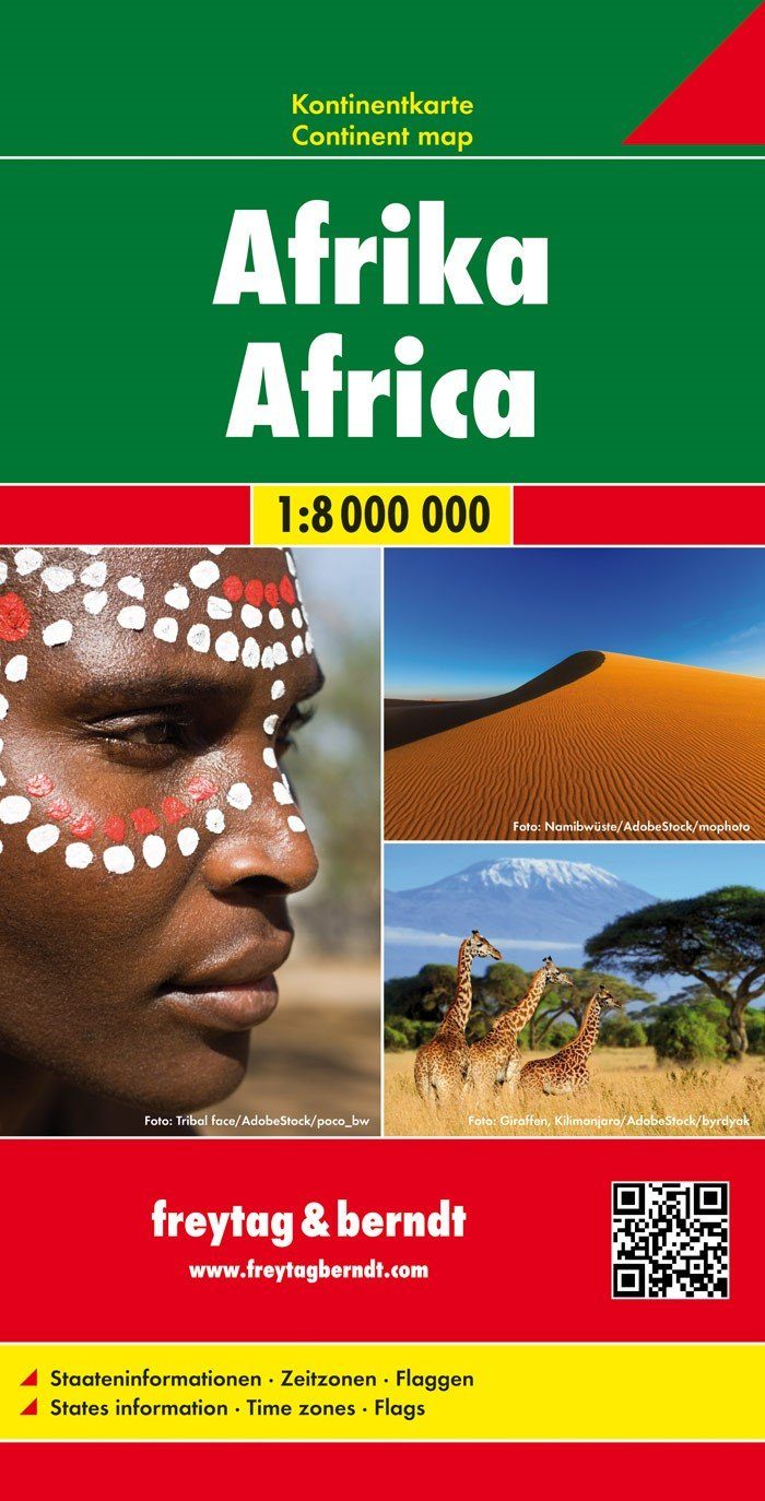 Carte générale - Afrique | Freytag & Berndt carte pliée Freytag & Berndt 