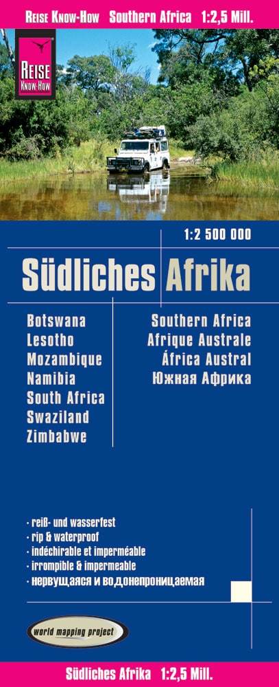 Carte routière - Afrique Australe | Reise Know How carte pliée Reise Know-How 