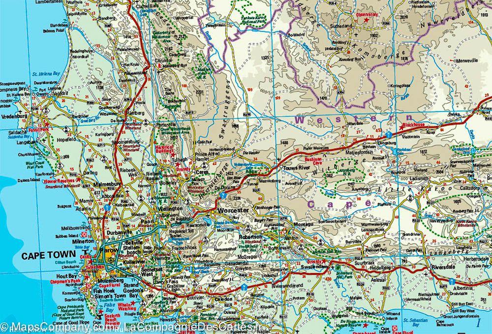 Carte routière - Afrique du Sud | Reise Know How carte pliée Reise Know-How 