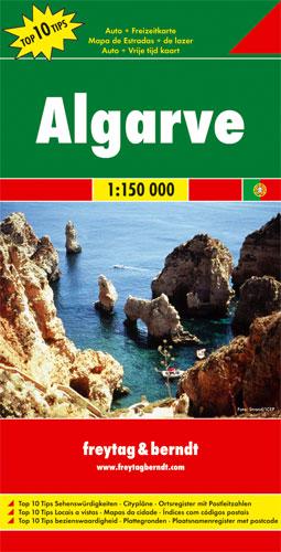 Carte routière - Algarve (Portugal) | Freytag & Berndt carte pliée Freytag & Berndt 