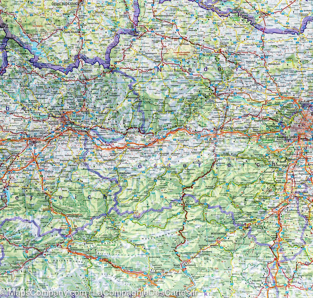 Carte routière - Alpes | Freytag & Berndt carte pliée Freytag & Berndt 