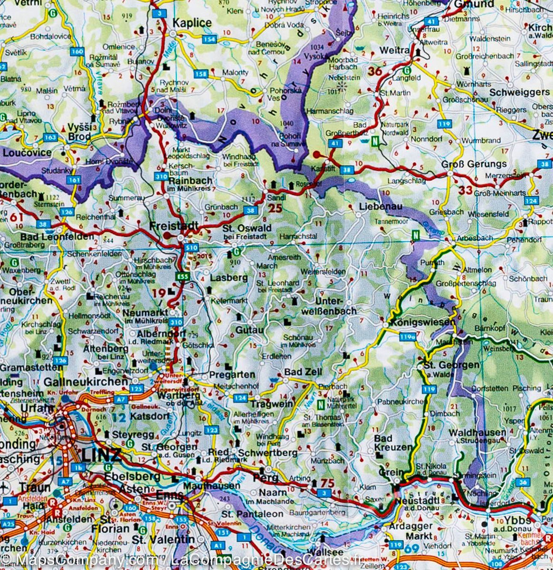 Carte routière - Alpes | Freytag & Berndt carte pliée Freytag & Berndt 