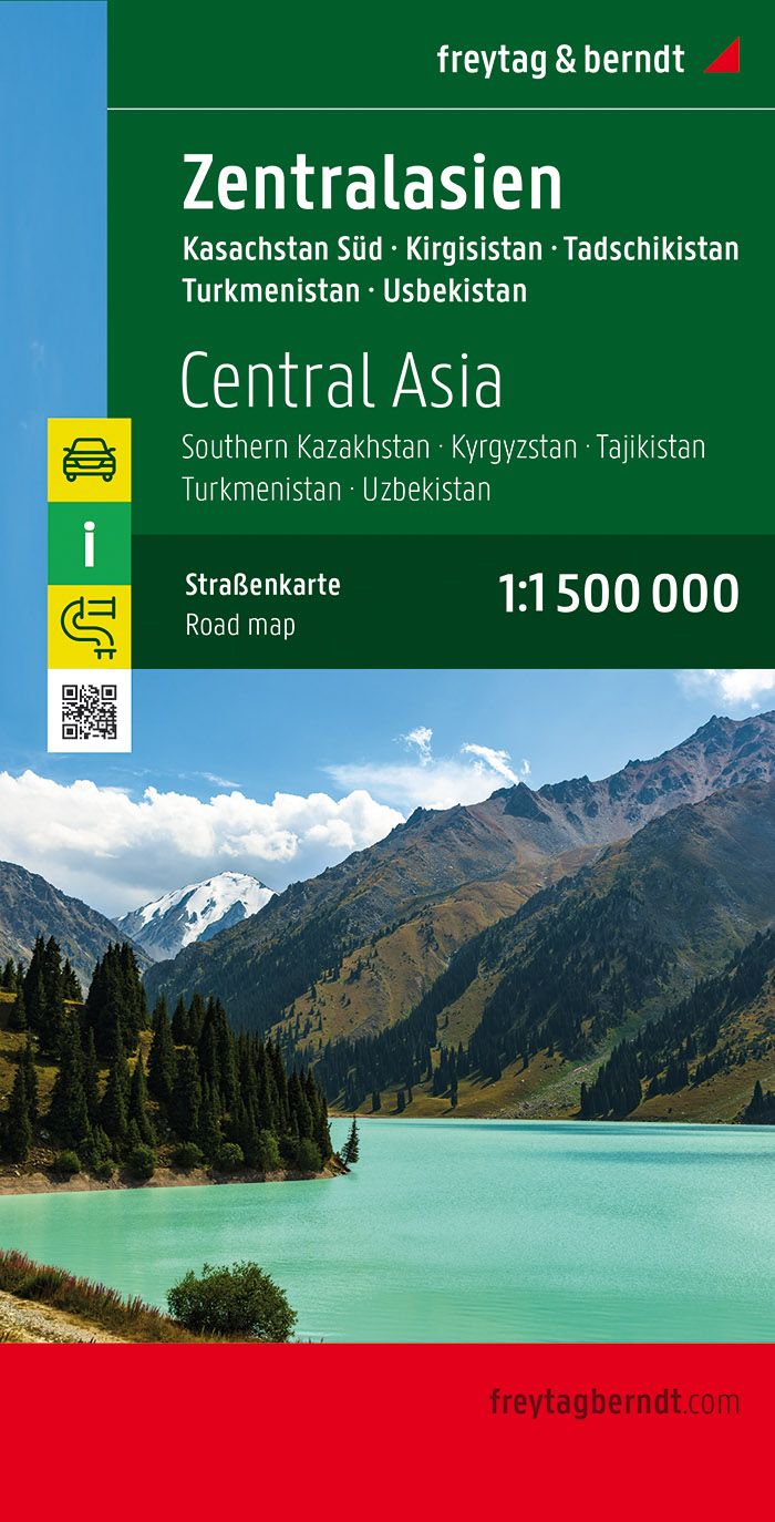 Carte routière - Asie Centrale | Freytag & Berndt carte pliée Freytag & Berndt 