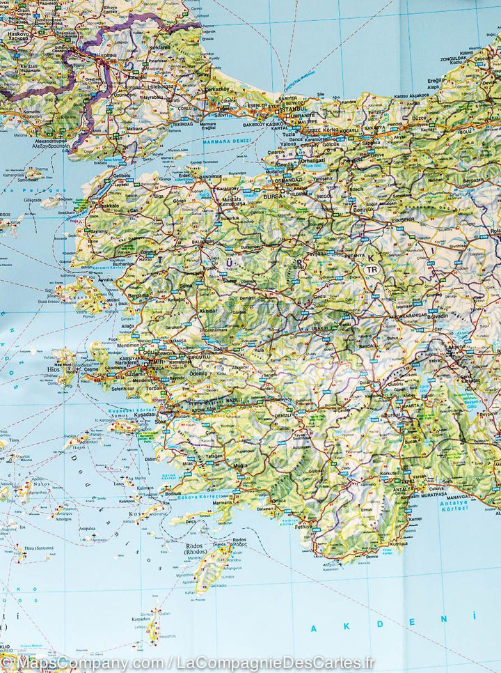 Carte routière - Balkans & Europe du sud-est | Freytag & Berndt carte pliée Freytag & Berndt 