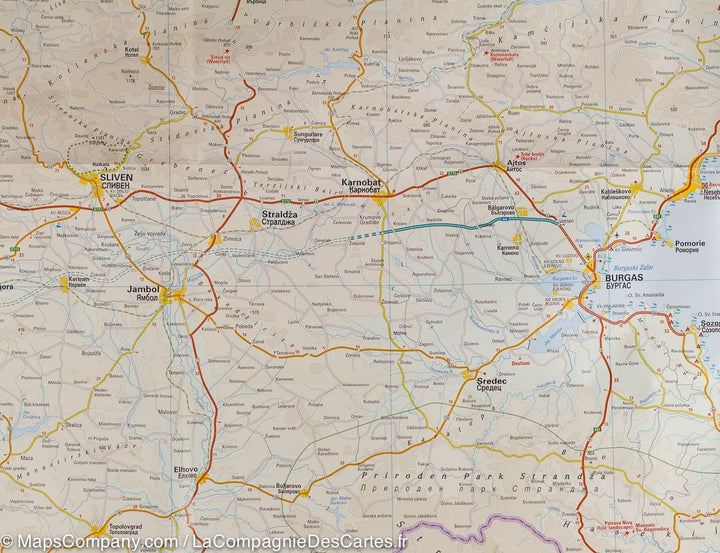 Carte routière - Bulgarie | Reise Know How carte pliée Reise Know-How 