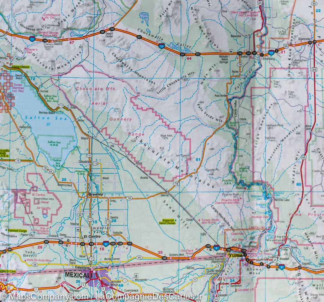 Carte routière - Californie & Grands parcs | IGN carte pliée IGN 