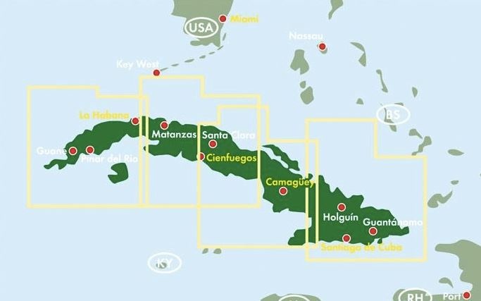 Carte routière - Cuba Est & Ouest | Freytag & Berndt carte pliée Freytag & Berndt 