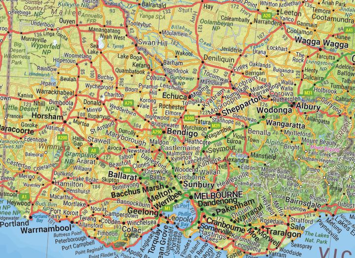 Carte routière et tout-terrain - Australie | Hema Maps carte pliée Hema Maps 