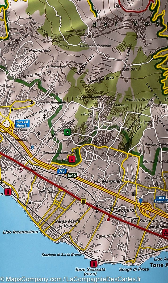 Carte routière - Golfe de Naples (Ischia, Capri, Amalfitana) | Freytag & Berndt carte pliée Freytag & Berndt 