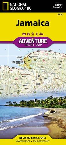 Carte routière - Jamaïque | National Geographic carte pliée National Geographic 
