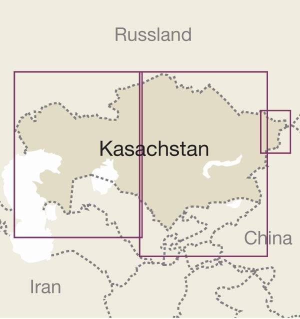 Carte routière - Kazakhstan | Reise Know How carte pliée Reise Know-How 