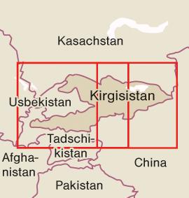 Carte routière - Kyrgyzstan | Reise Know How carte pliée Reise Know-How 