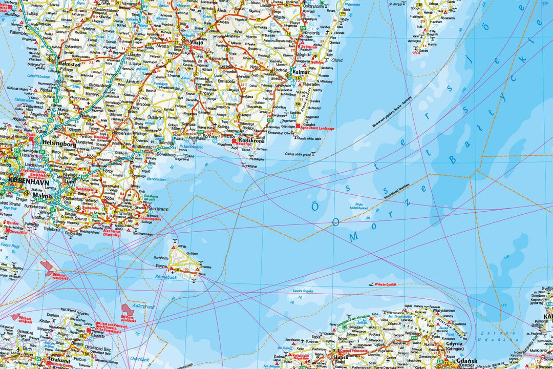 Carte routière - Mer Baltique | Reise Know How carte pliée Reise Know-How 