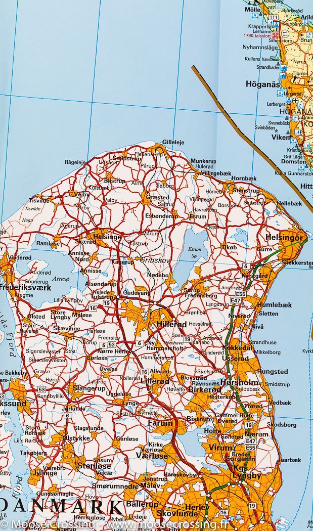 Carte routière #1 - Extrême sud de la Suède (Malmö, Växjö, Kalmar)  | Kümmerly   Frey - La Compagnie des Cartes