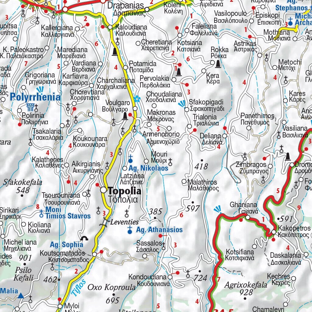 Carte routière n° 759 - Crète | Michelin carte pliée Michelin 