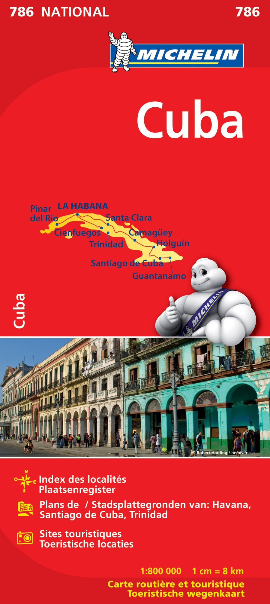 Carte routière n° 786 - Cuba | Michelin carte pliée Michelin 
