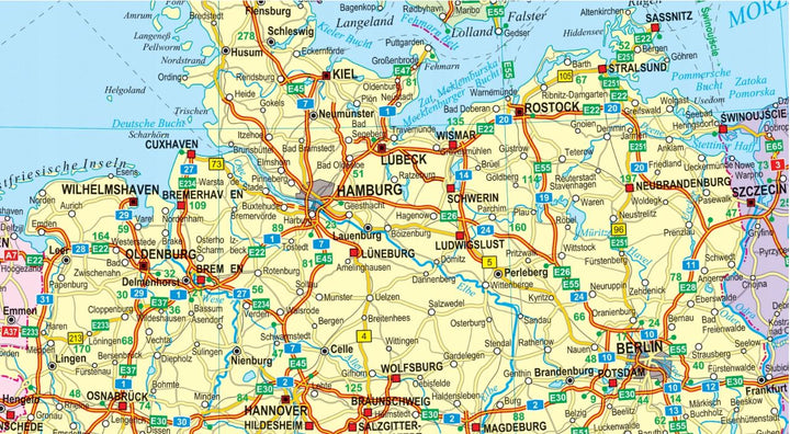 Carte routière plastifiée - Europe | Express Map carte pliée Express Map 